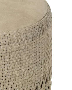 Longmont Suede Ottoman
