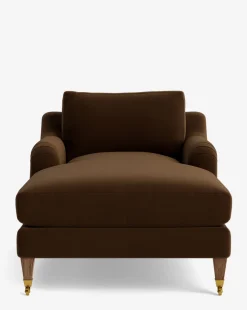 Lucille English Roll Arm Chaise Lounge