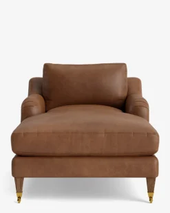 Lucille English Roll Arm Chaise Lounge