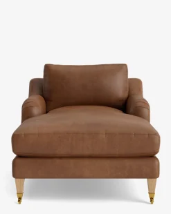 Lucille English Roll Arm Chaise Lounge