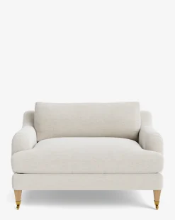 Lucille English Roll Arm Chair and a Half