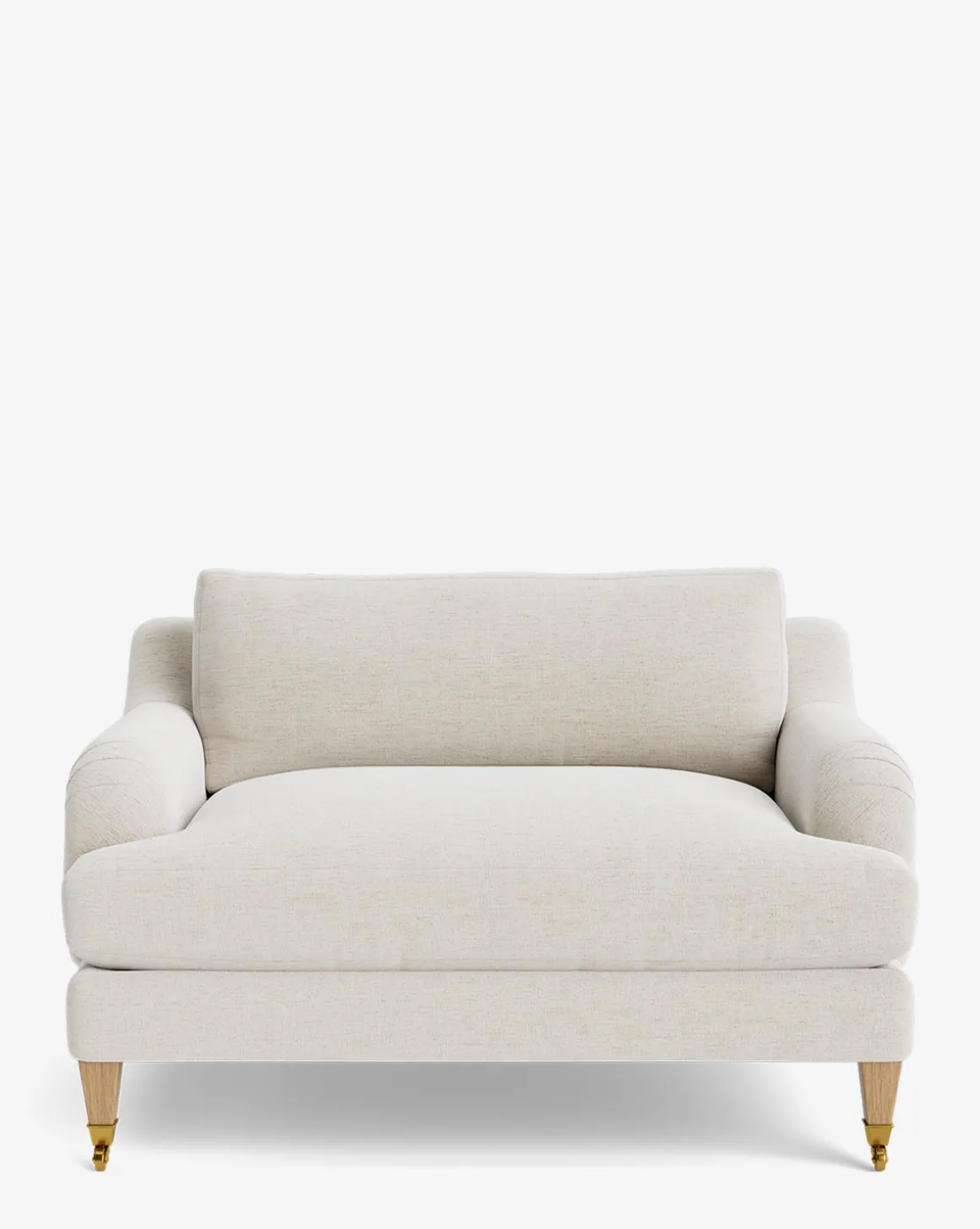 Lucille English Roll Arm Chair and a Half