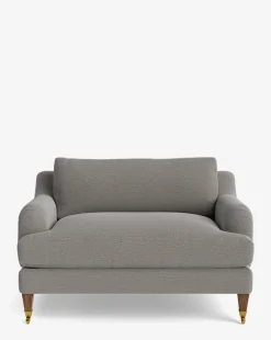 Lucille English Roll Arm Chair and a Half