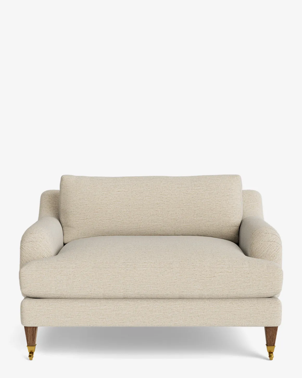 Lucille English Roll Arm Chair and a Half