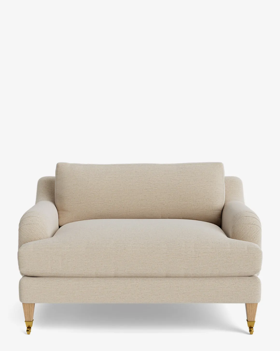 Lucille English Roll Arm Chair and a Half