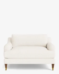 Lucille English Roll Arm Chair and a Half