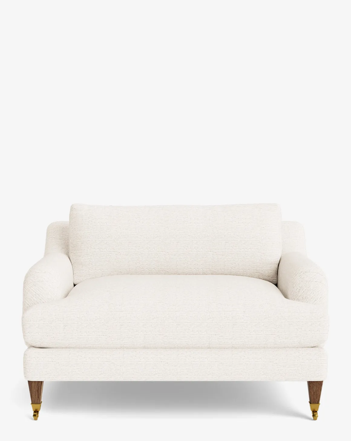 Lucille English Roll Arm Chair and a Half