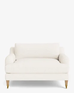 Lucille English Roll Arm Chair and a Half