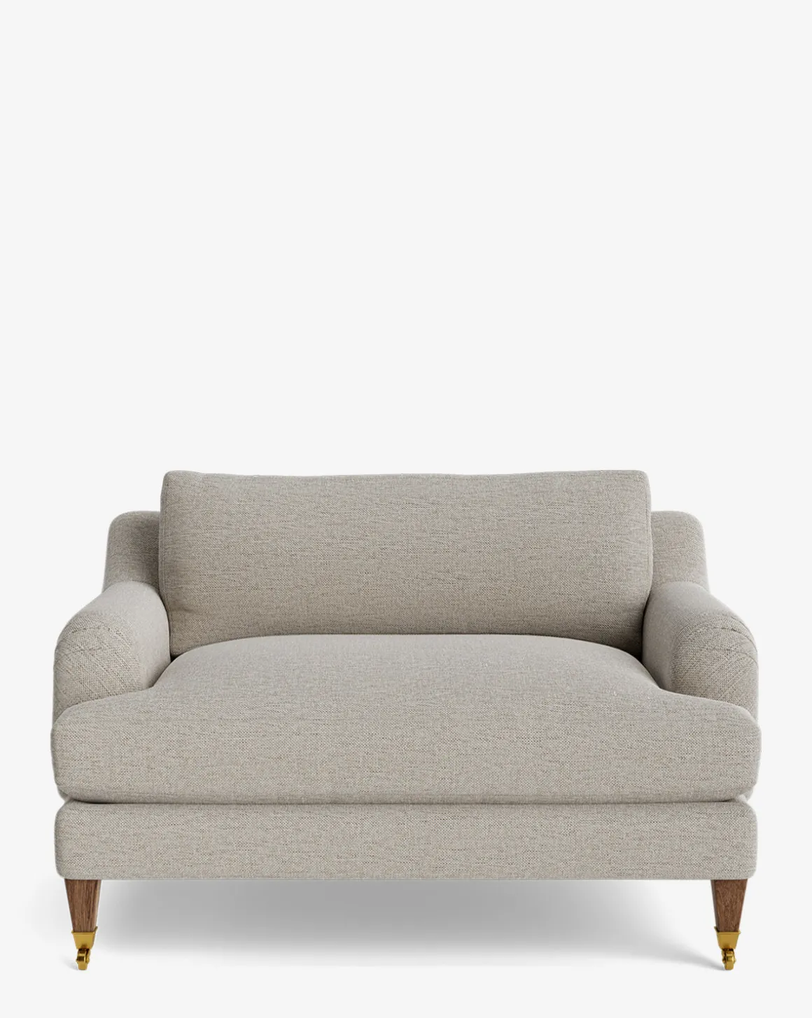Lucille English Roll Arm Chair and a Half