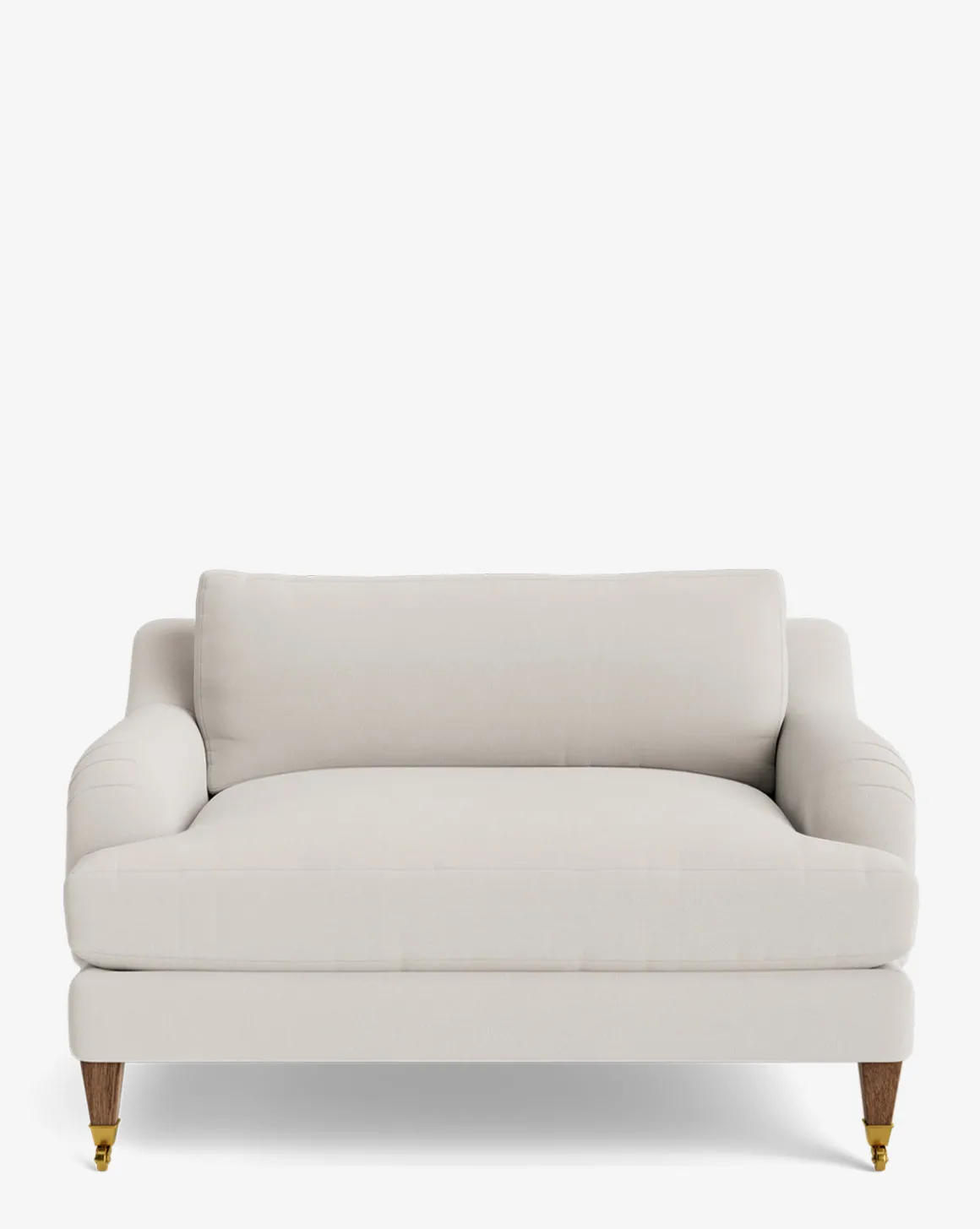 Lucille English Roll Arm Chair and a Half