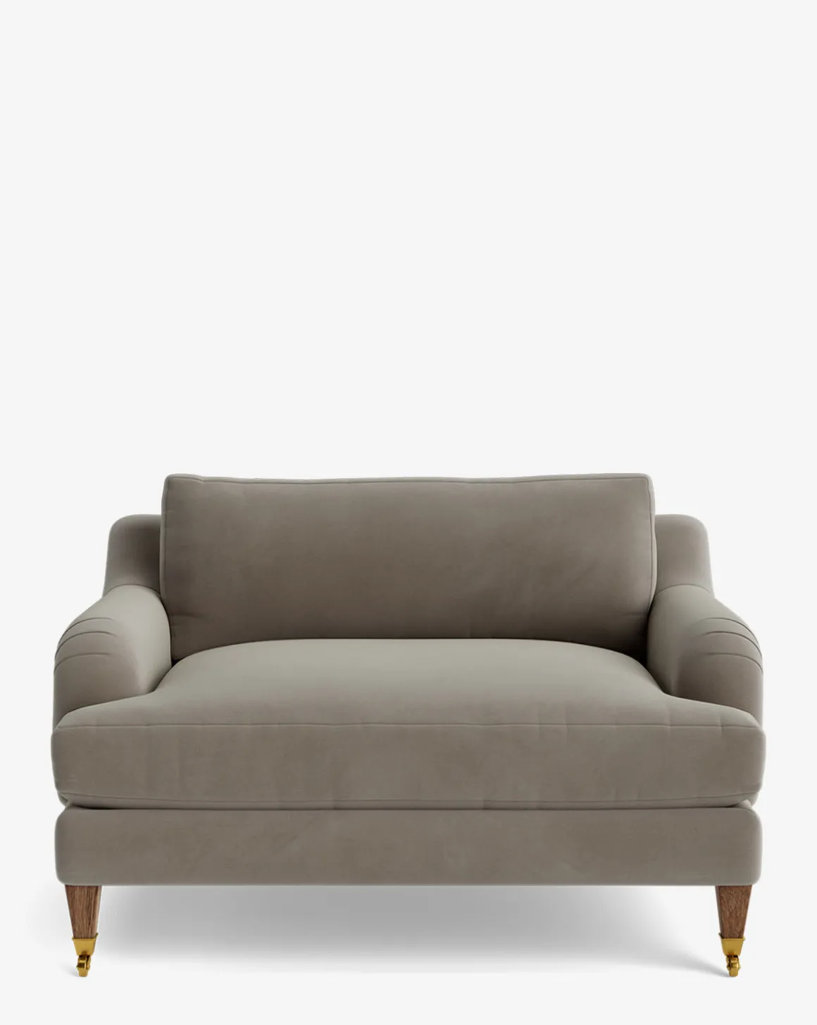 Lucille English Roll Arm Chair and a Half