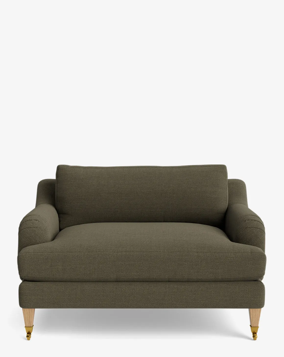 Lucille English Roll Arm Chair and a Half