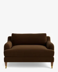 Lucille English Roll Arm Chair and a Half