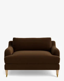 Lucille English Roll Arm Chair and a Half