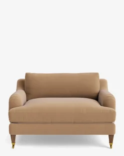 Lucille English Roll Arm Chair and a Half