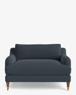 Lucille English Roll Arm Chair and a Half