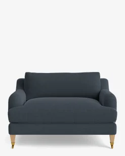 Lucille English Roll Arm Chair and a Half