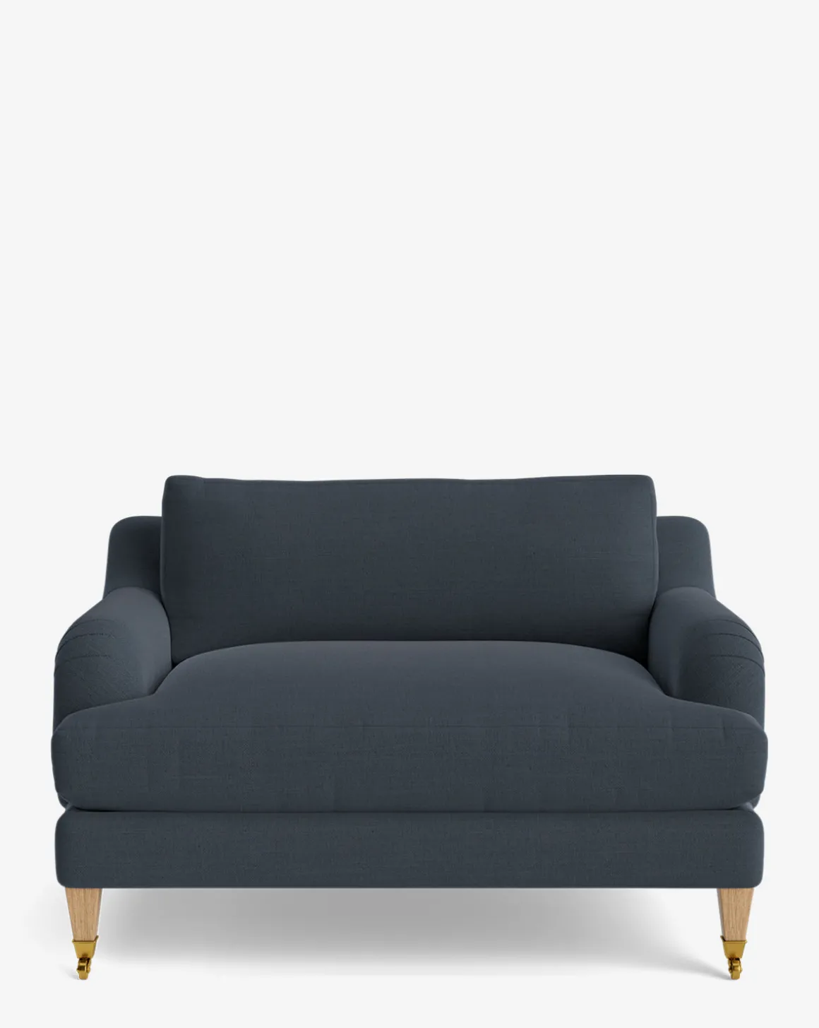 Lucille English Roll Arm Chair and a Half