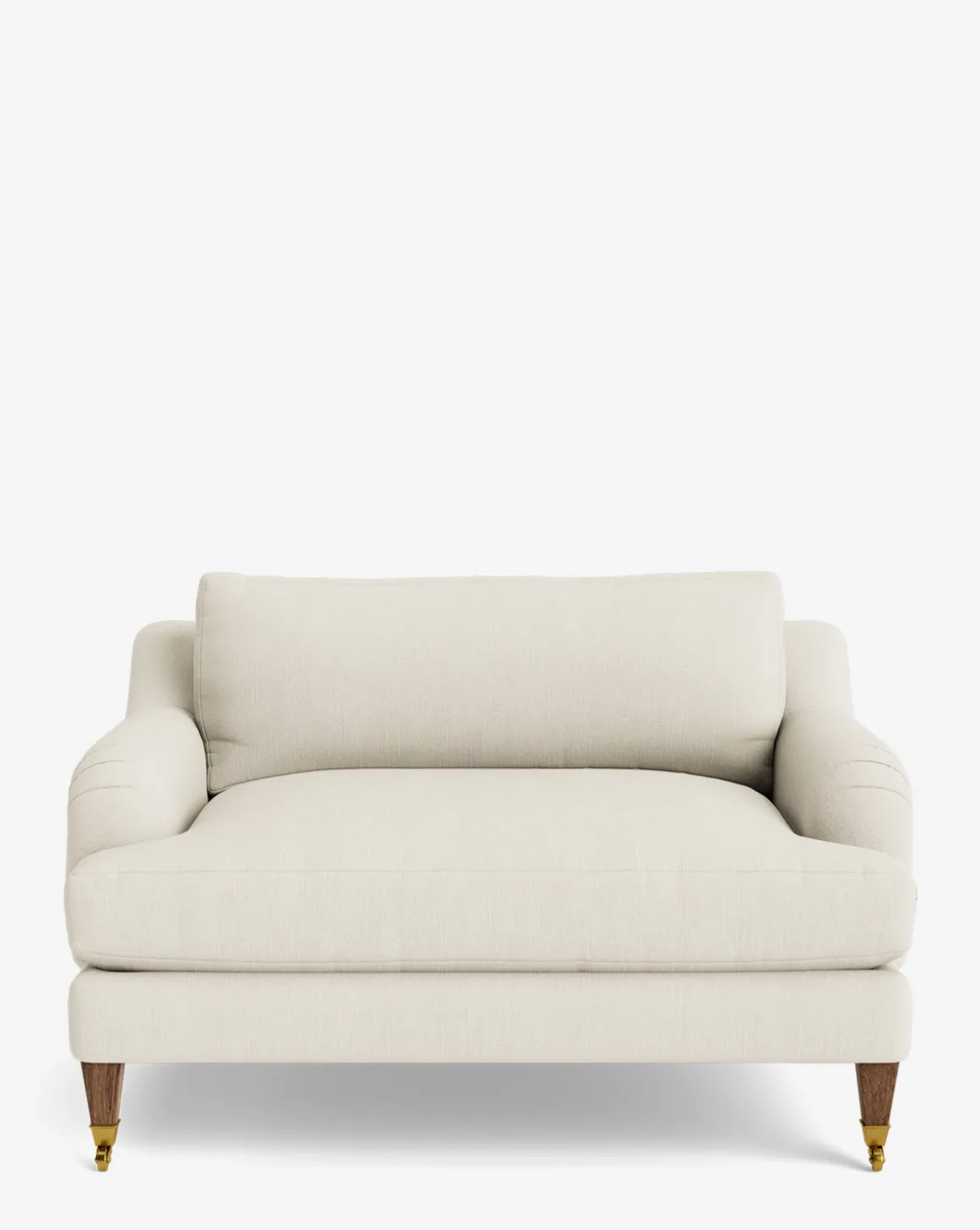 Lucille English Roll Arm Chair and a Half
