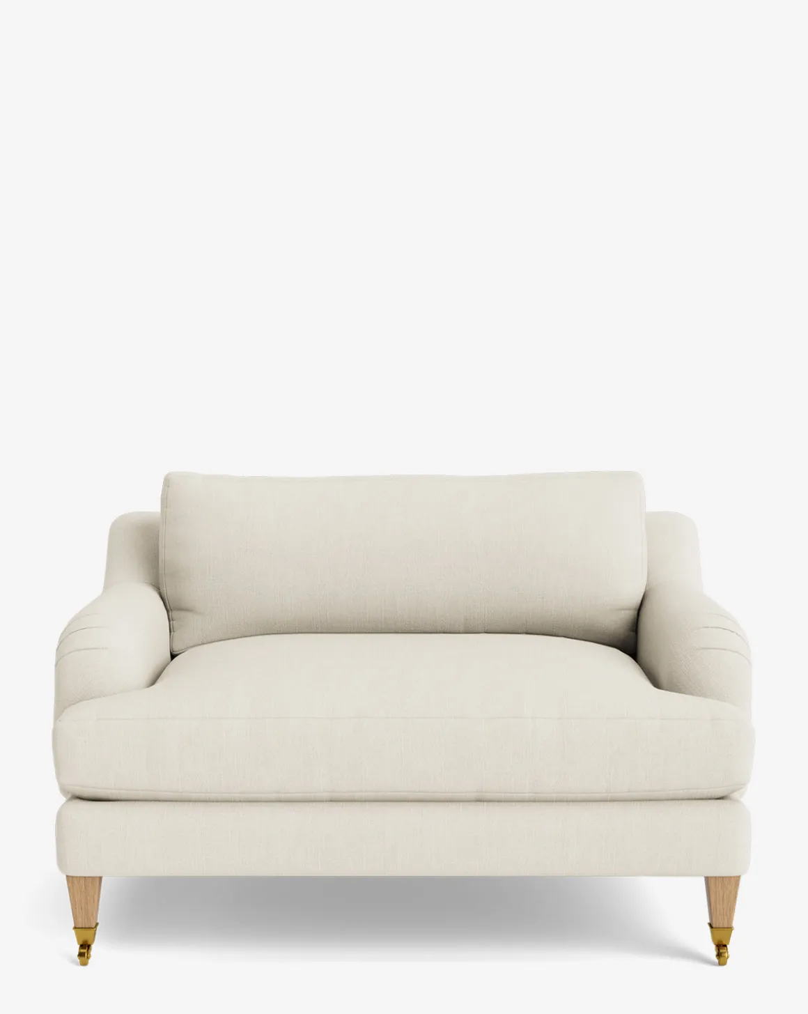 Lucille English Roll Arm Chair and a Half