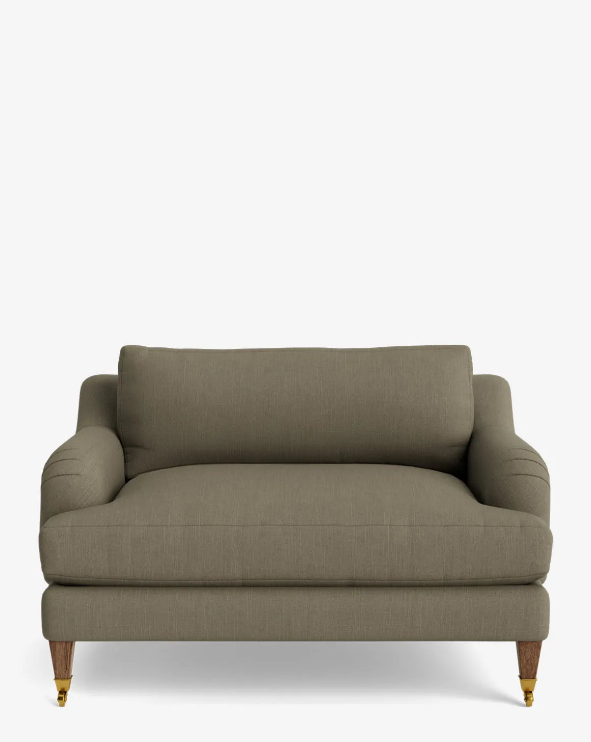 Lucille English Roll Arm Chair and a Half