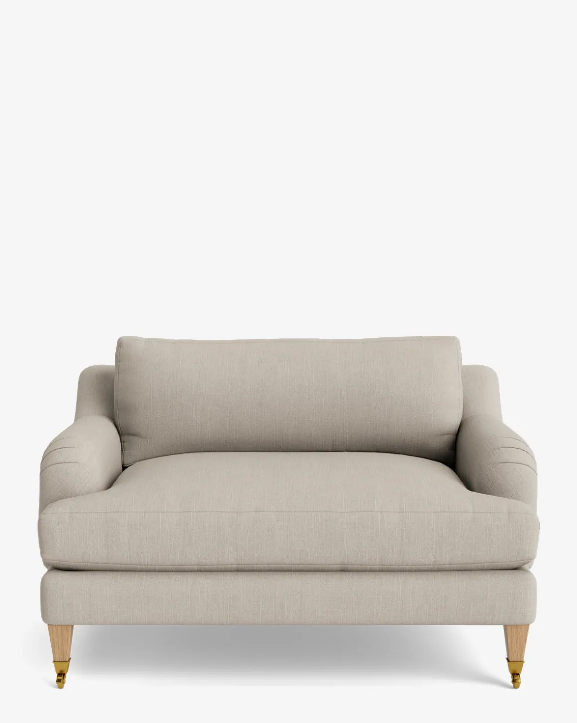 Lucille English Roll Arm Chair and a Half