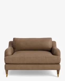 Lucille English Roll Arm Chair and a Half