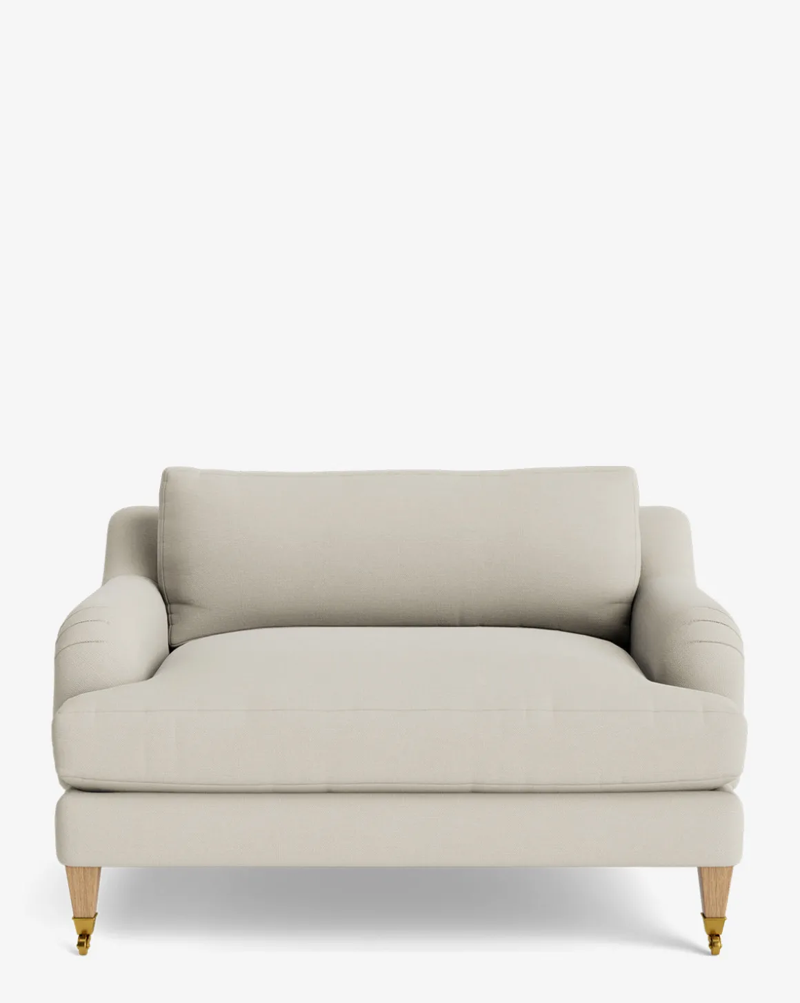 Lucille English Roll Arm Chair and a Half