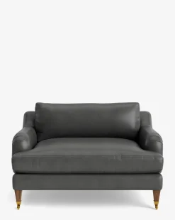 Lucille English Roll Arm Chair and a Half