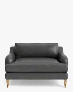 Lucille English Roll Arm Chair and a Half