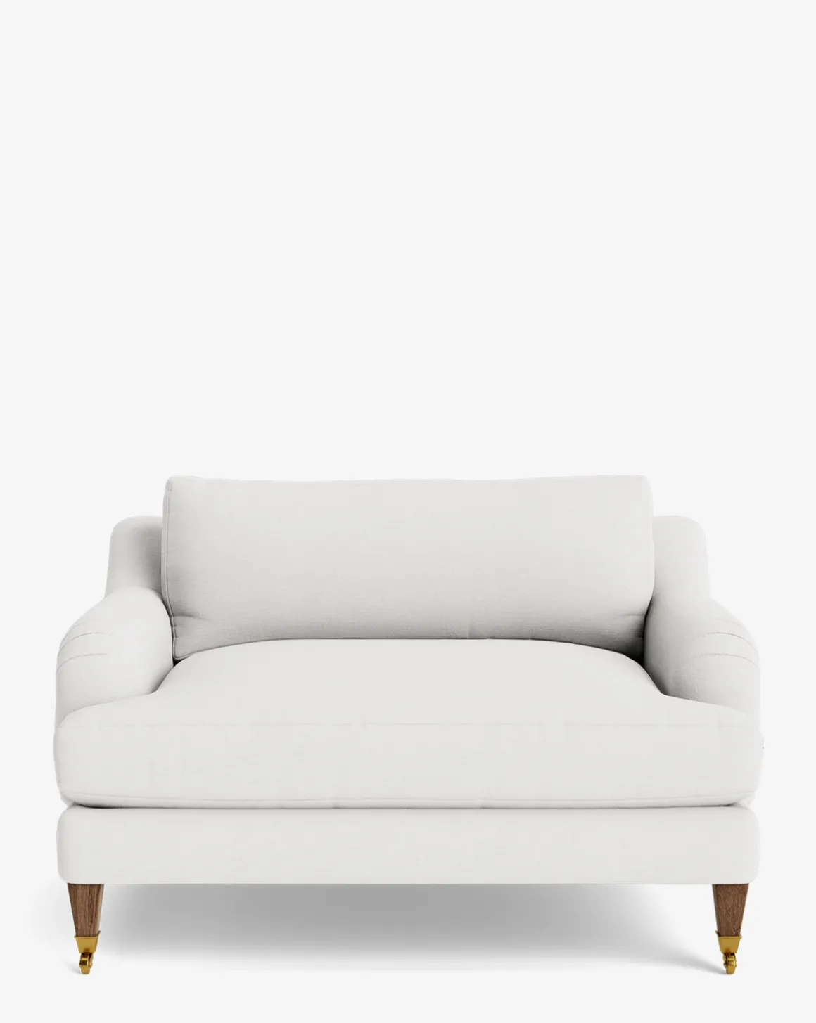 Lucille English Roll Arm Chair and a Half