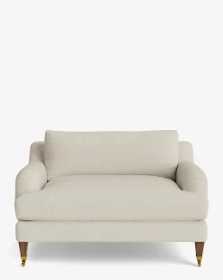 Lucille English Roll Arm Chair and a Half