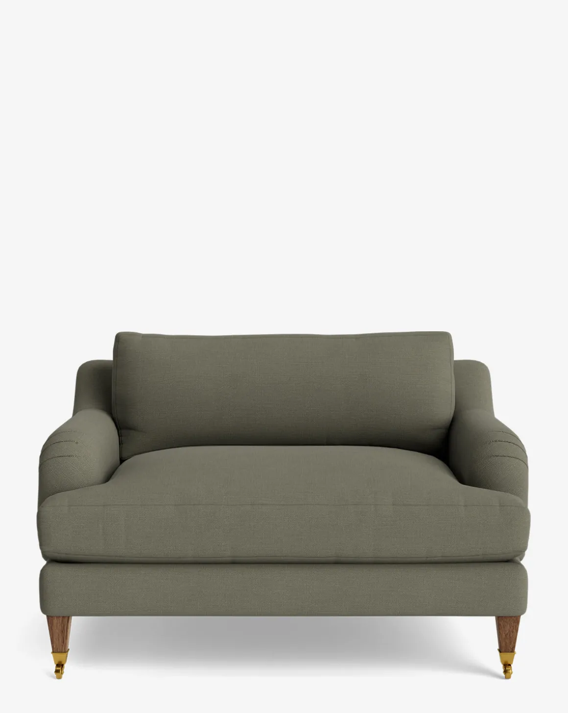 Lucille English Roll Arm Chair and a Half
