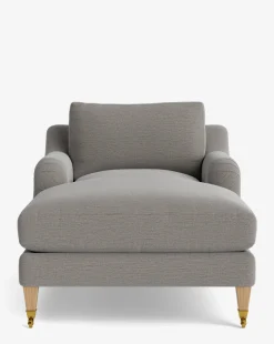 Lucille English Roll Arm Lounge Chair