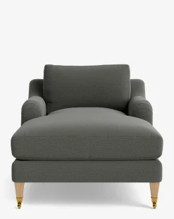 Lucille English Roll Arm Lounge Chair
