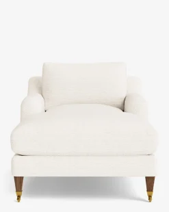 Lucille English Roll Arm Lounge Chair