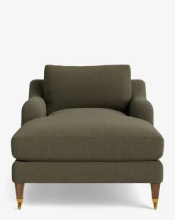 Lucille English Roll Arm Lounge Chair