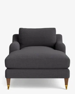 Lucille English Roll Arm Lounge Chair