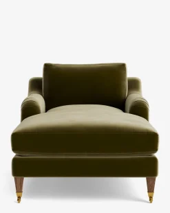 Lucille English Roll Arm Lounge Chair