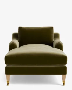 Lucille English Roll Arm Lounge Chair