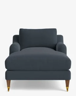 Lucille English Roll Arm Lounge Chair