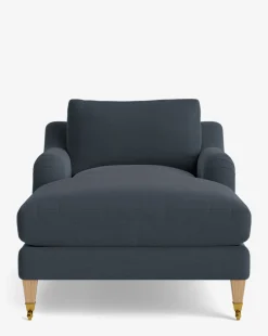 Lucille English Roll Arm Lounge Chair