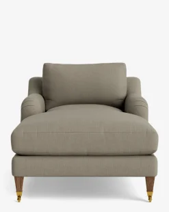 Lucille English Roll Arm Lounge Chair