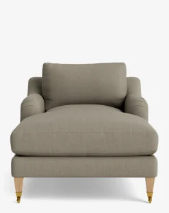 Lucille English Roll Arm Lounge Chair