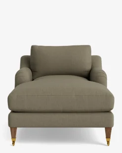 Lucille English Roll Arm Lounge Chair