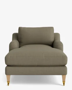Lucille English Roll Arm Lounge Chair