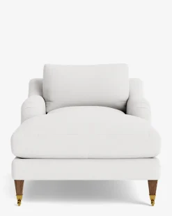 Lucille English Roll Arm Lounge Chair