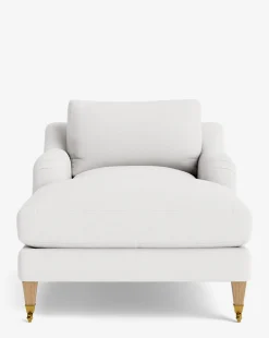 Lucille English Roll Arm Lounge Chair