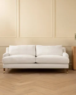 Lucille English Roll Arm Sofa 90.5"