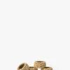 Mango Wood Bead Napkin Rings (Set of 4)